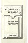 A Quinzaine For This Yule