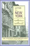 Letter from New York: BBC Woman's Hour Broadcasts