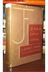 A Note on Literary Criticism