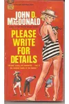 Please Write for Details