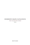 Horror's Back Catalogue: 2013