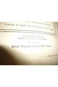 Ruth Fielding At the War Front