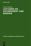 Lectures on Government & Binding