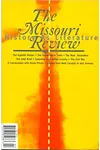 The Missouri Review: History as Literature