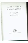 Selected Poetry and Prose