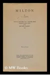 Milton; Annual Lecture on a Master Mind