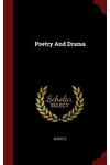 Poetry and Drama