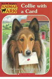 Collie with a Card