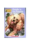 Poodle in the Pansies