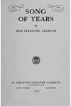 Song Of Years