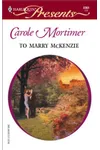 To Marry McKenzie